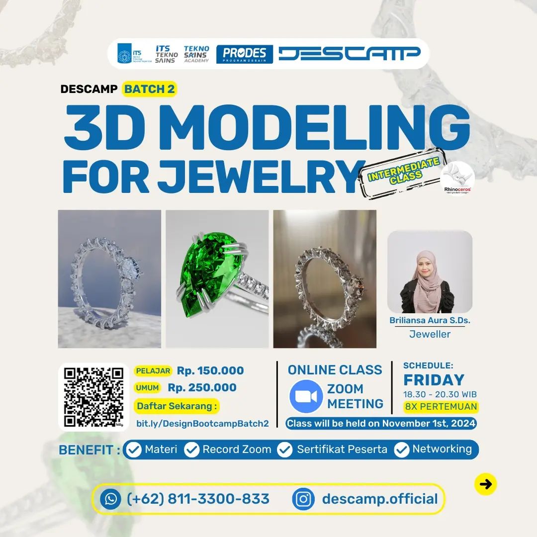 Descamp prodes 3d modelling jewellery